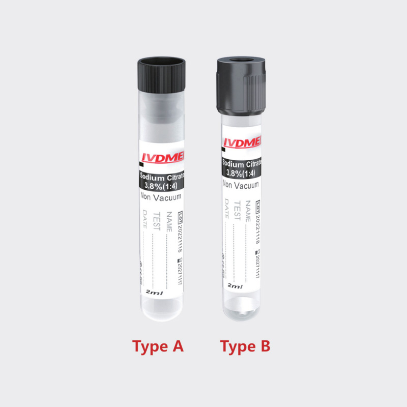 ESR Tube/Sodium Citrate 4NC Tube /3.8% Sodium Citrate Tube