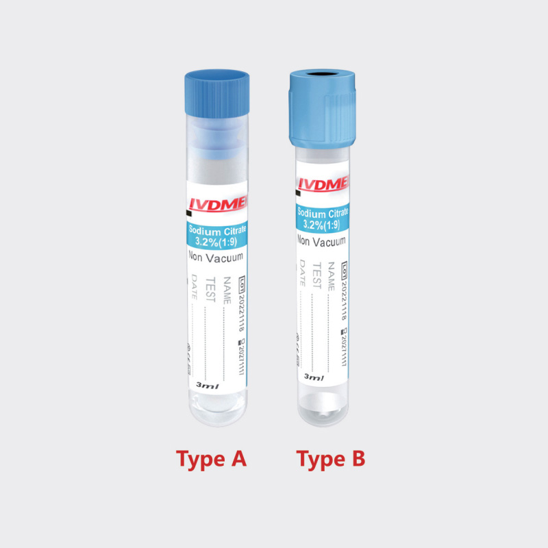 PT Tube/Sodium Citrate 9NC Tube/3.2% Sodium Citrate Tube